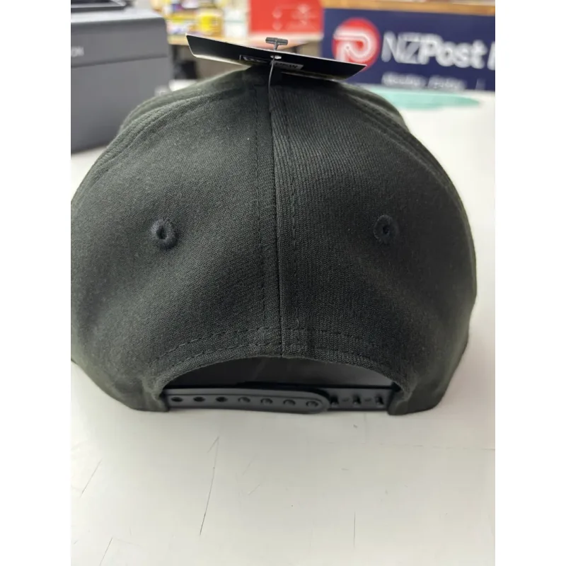 NRL Dolphins 970SS Snapback Cap Black White Back View