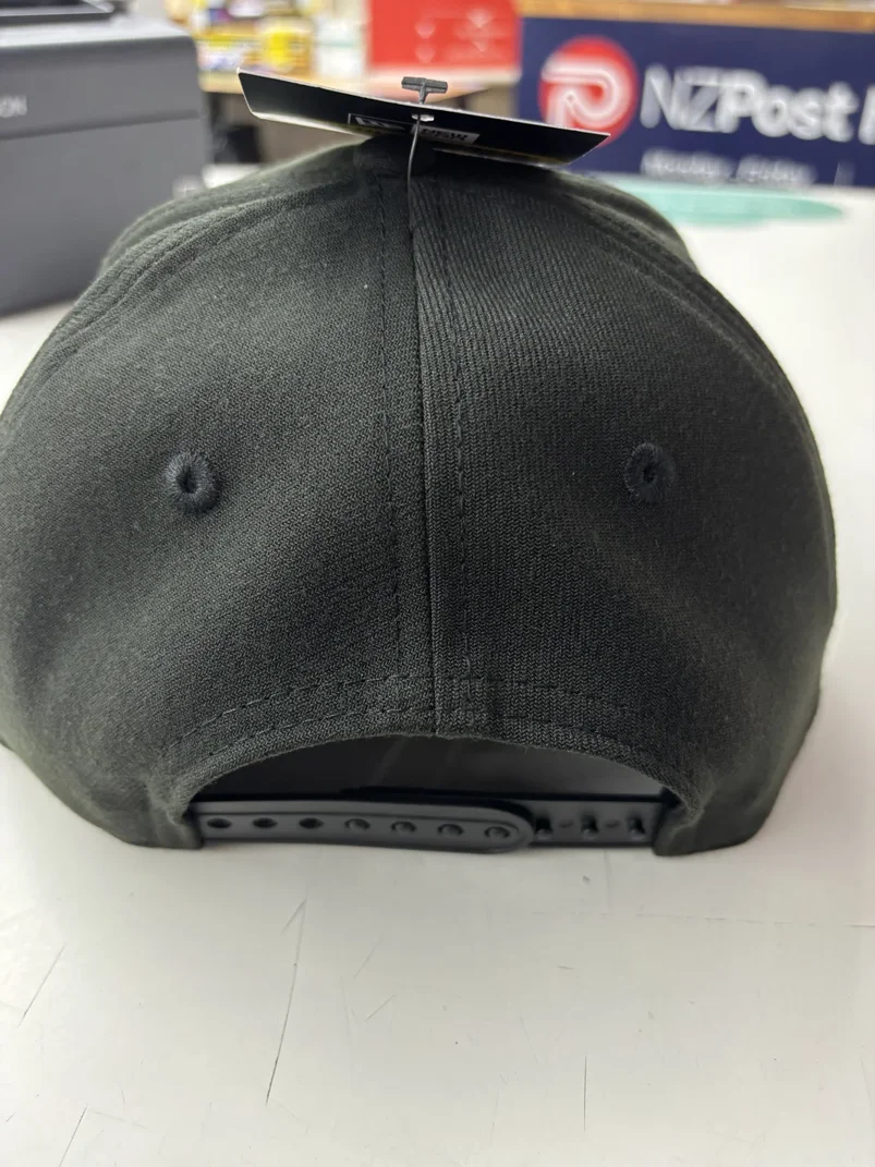 NRL Dolphins 970SS Snapback Cap Black White Back View