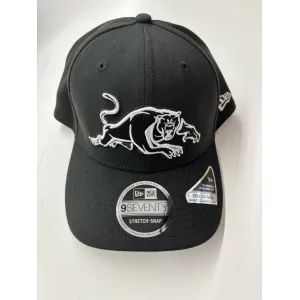 NRL Panthers 970SS Snapback Cap Black White Front View