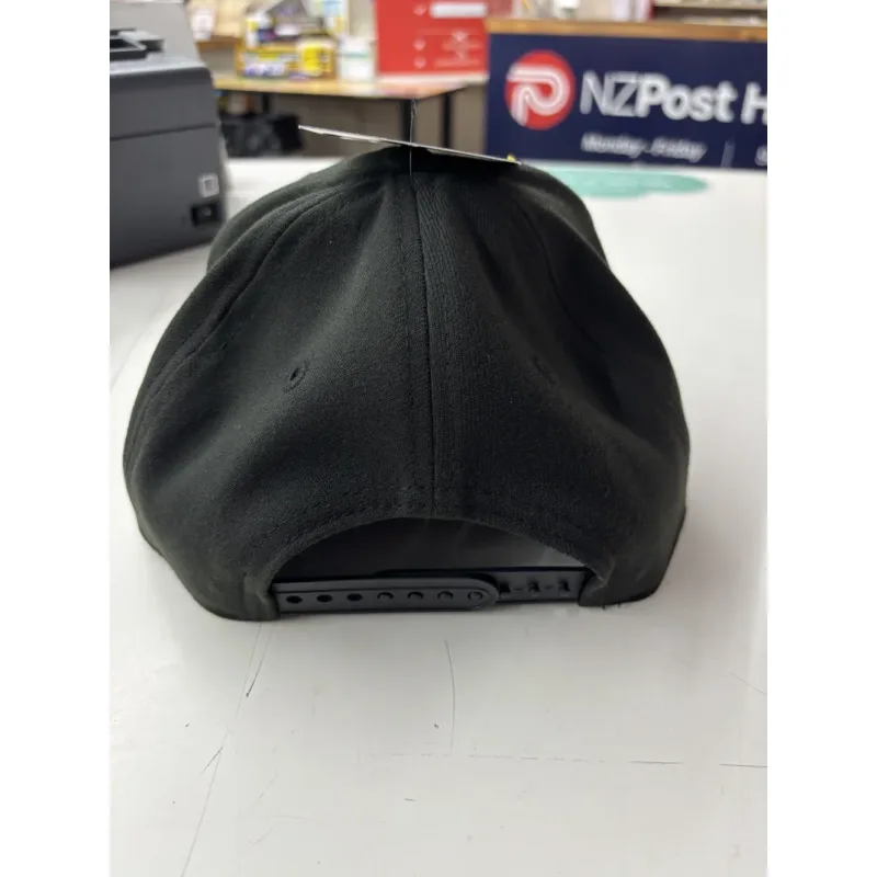 NRL Panthers 970SS Snapback Cap Black White Back View
