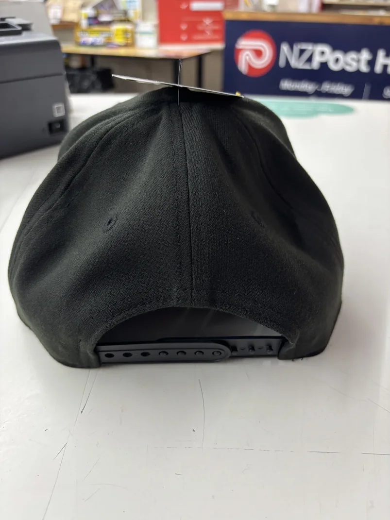 NRL Panthers 970SS Snapback Cap Black White Back View