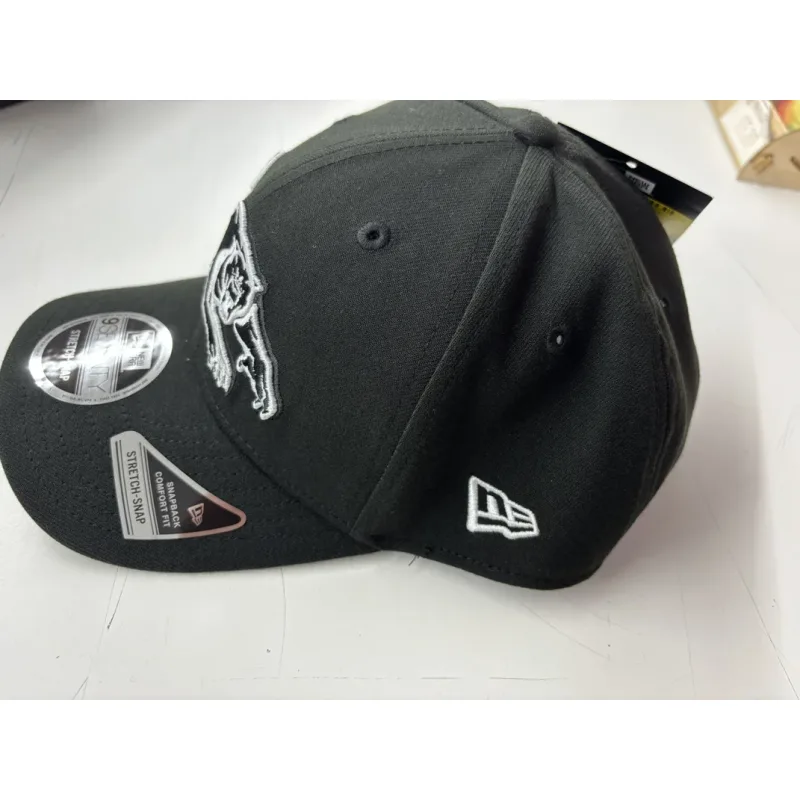 NRL Panthers 970SS Snapback Cap Black White Left View