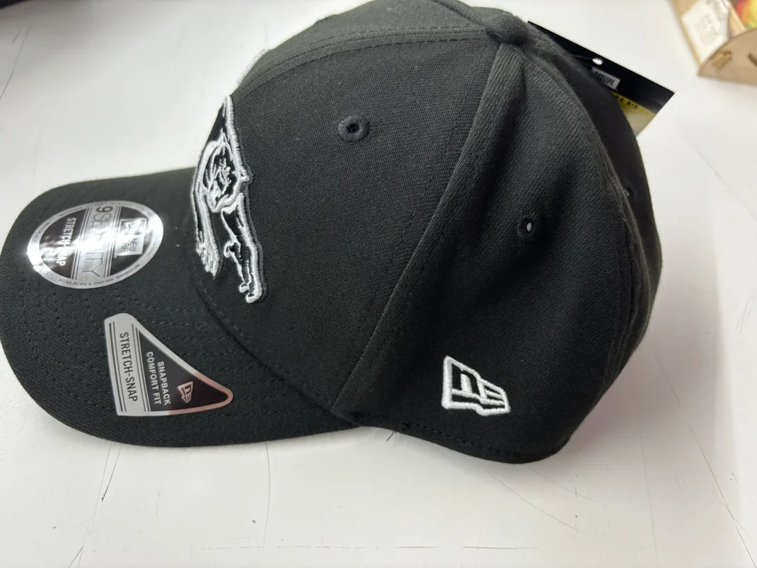 NRL Panthers 970SS Snapback Cap Black White Left View