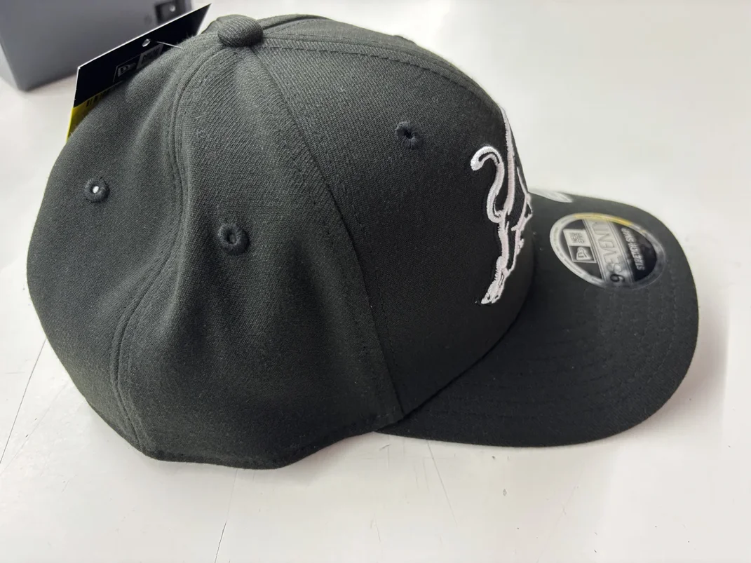 NRL Panthers 970SS Snapback Cap Black White Right View