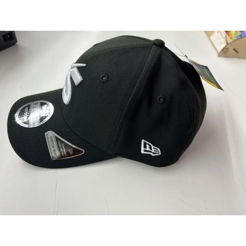 NRL Storm 970SS Snapback Cap Black White Front Left View