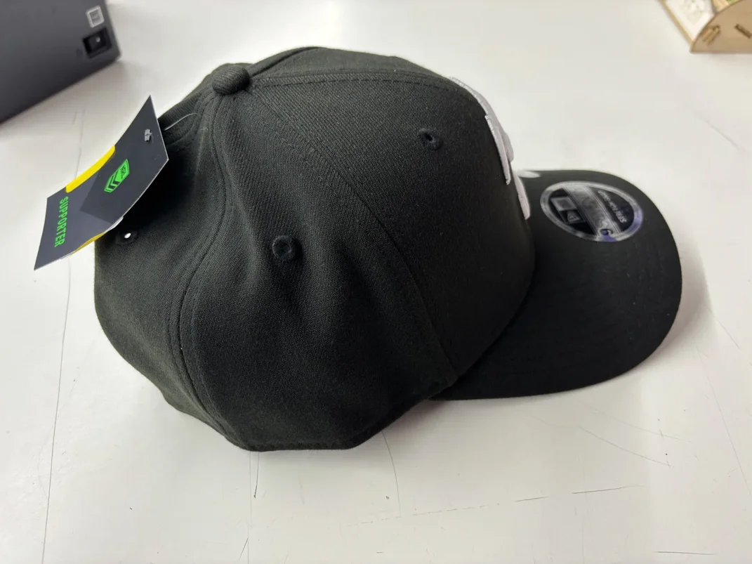 NRL Storm 970SS Snapback Cap Black White Right View