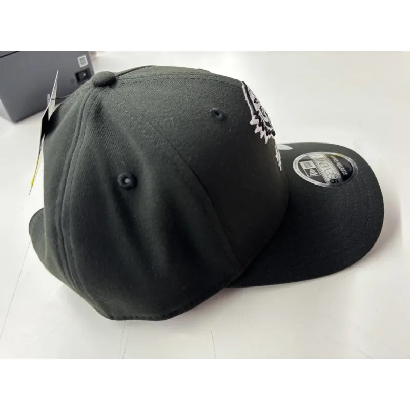 NRL Tigers 970SS Snapback Cap Black White Right View