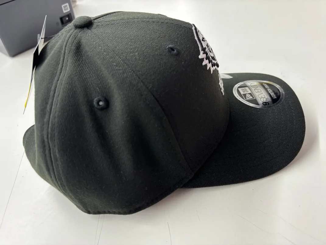 NRL Tigers 970SS Snapback Cap Black White Right View