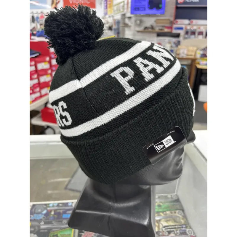 Panthers Beanie Black White RIght