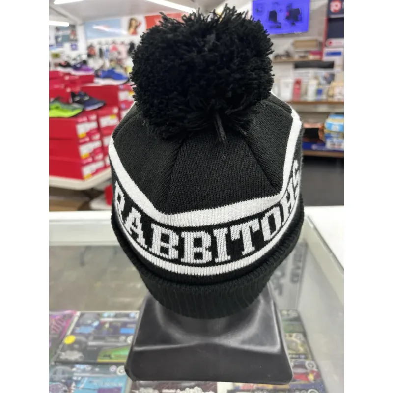 Rabbitohs Beanie Black White Back