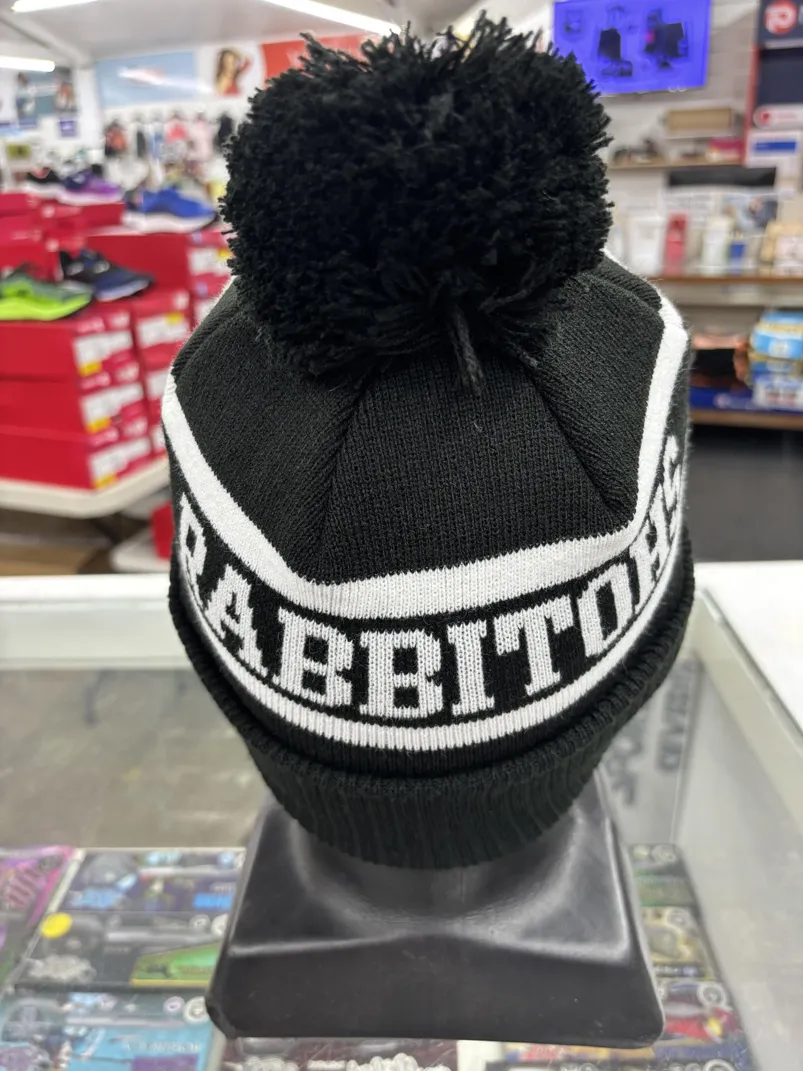 Rabbitohs Beanie Black White Back