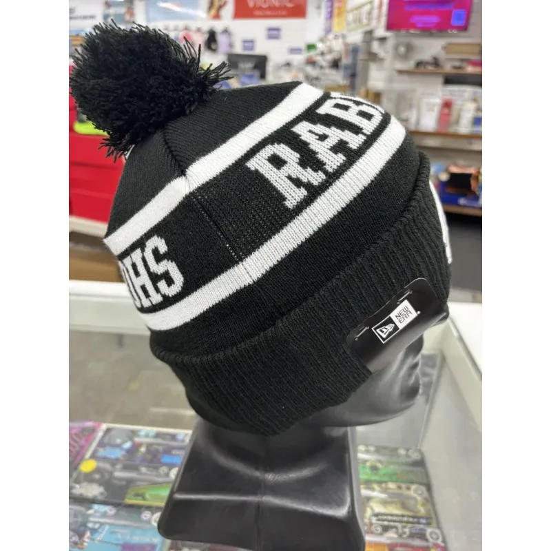 Rabbitohs Beanie Black White Right