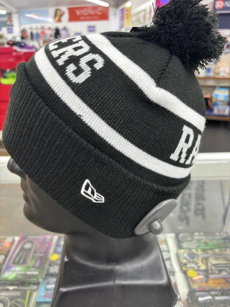 Raiders Beanie Black White Left