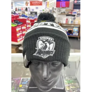 Roosters Beanie Black White Front