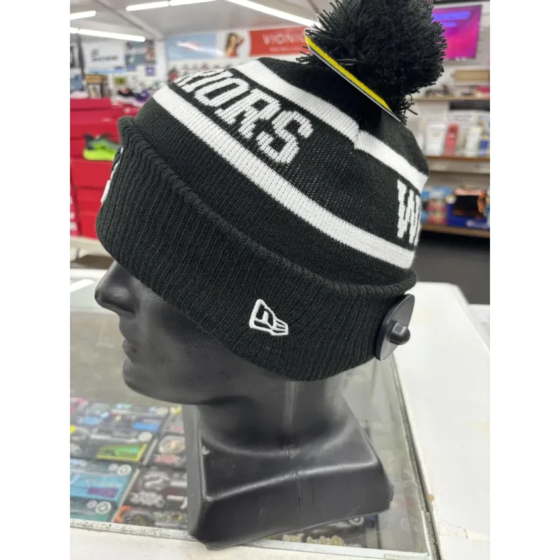 Warriors Beanie Black White Left