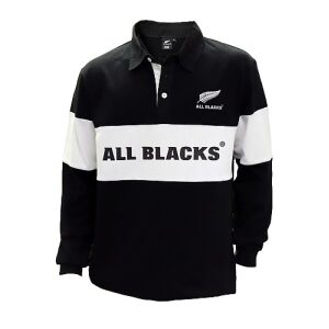 All Blacks Mens LS Polo Shirt