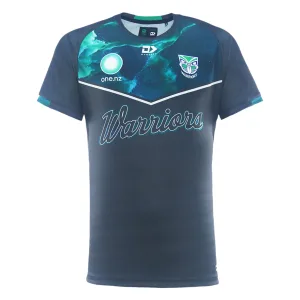 NZ Warriors 2025 Captains Run Tee - Charcoal