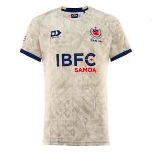Samoa RL 2025 Mens Training Tee Beige