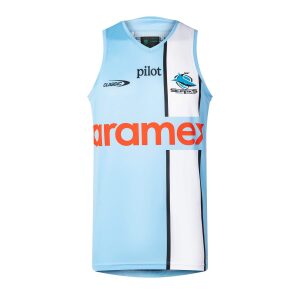 NRL Sharks 2026 Pro Training Singlet - Home