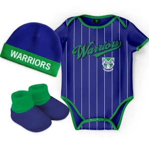 NRL Warriors Infant 3pc Gift Set
