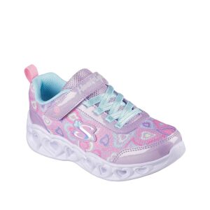 Kids Skechers Heart Lights - Boogie Love