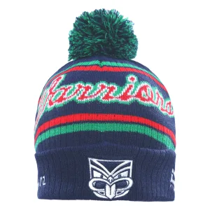 NRL Warriors Mens 2026 Beanie - Navy